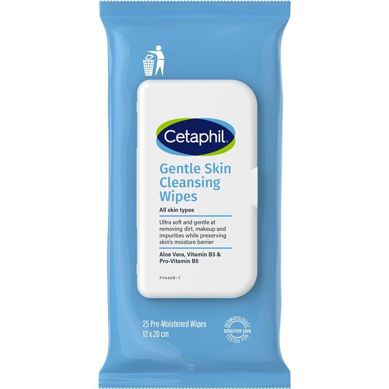 Cetaphil 丝塔芙 温和洁肤湿巾 25片