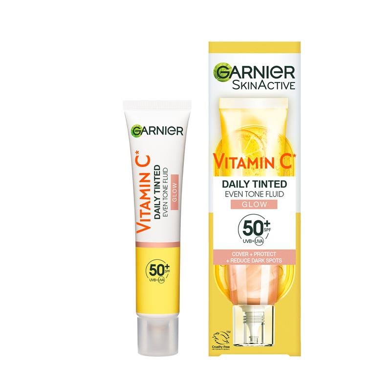 Garnier 卡尼尔 维C亮肤日间润色防晒乳 SPF50+ 40ml