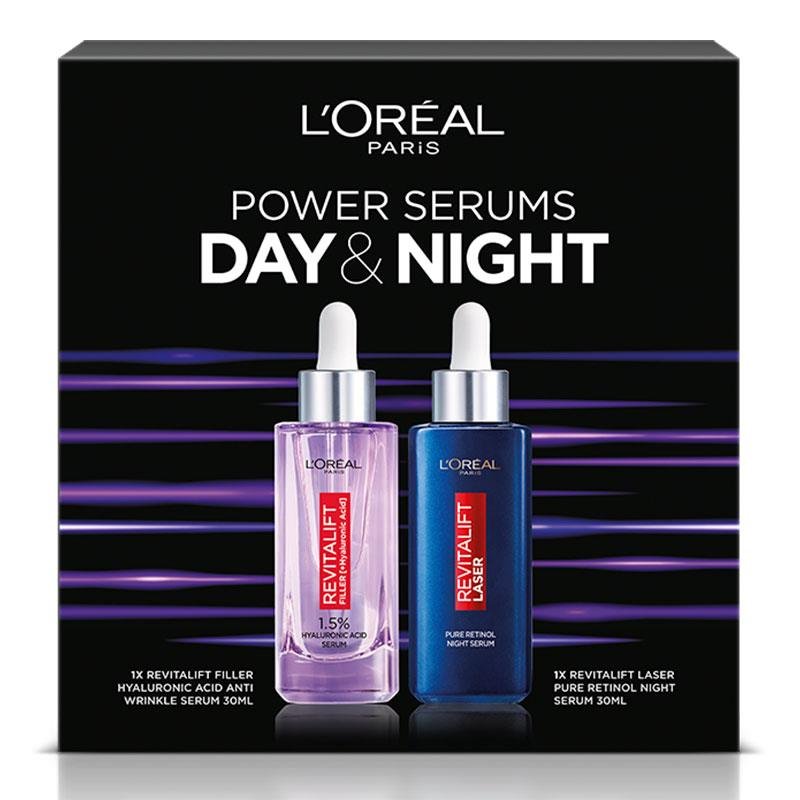 L'Oreal 欧莱雅 复颜玻尿酸+激光抗皱日夜精华礼盒套装