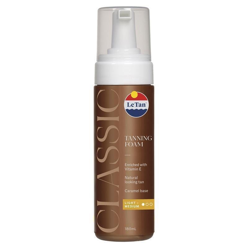 Le Tan 经典自晒美黑慕斯 浅至中色号 180ml