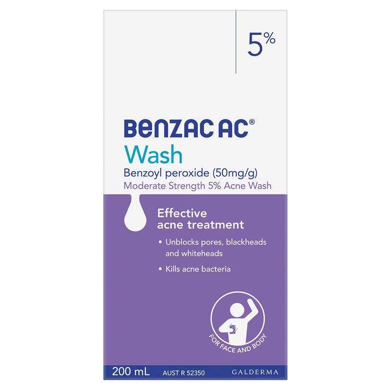 Benzac AC 5%浓度祛痘洁面乳 200ml