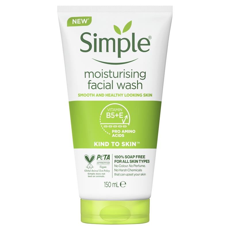 Simple 清妍 亲肤保湿洁面乳 150ml