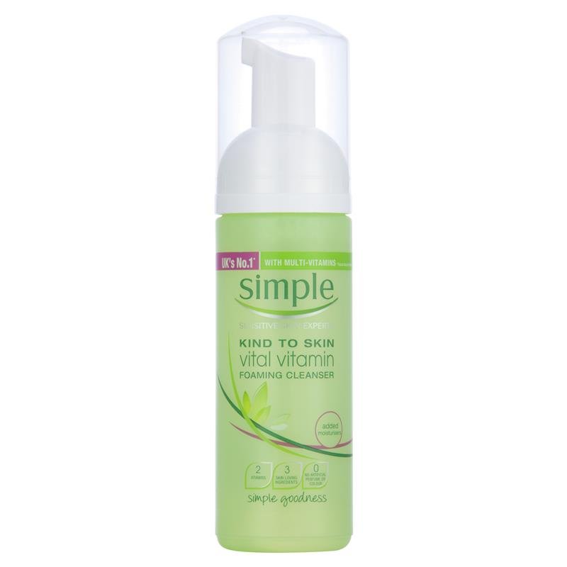 Simple 清妍 焕活维生素泡沫洁面乳 150ml