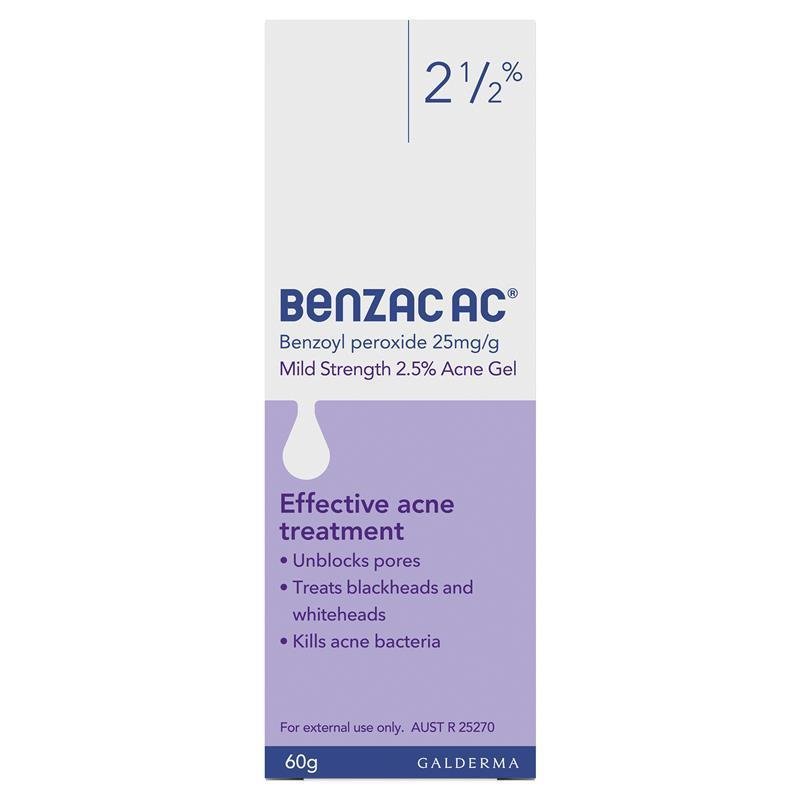 Benzac AC 温和型 2.5%祛痘凝胶 60g
