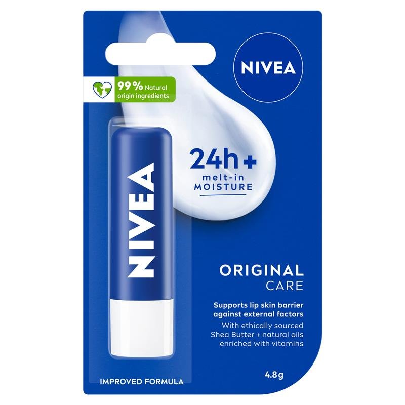 NIVEA 妮维雅 经典护理保湿润唇膏 4.8g