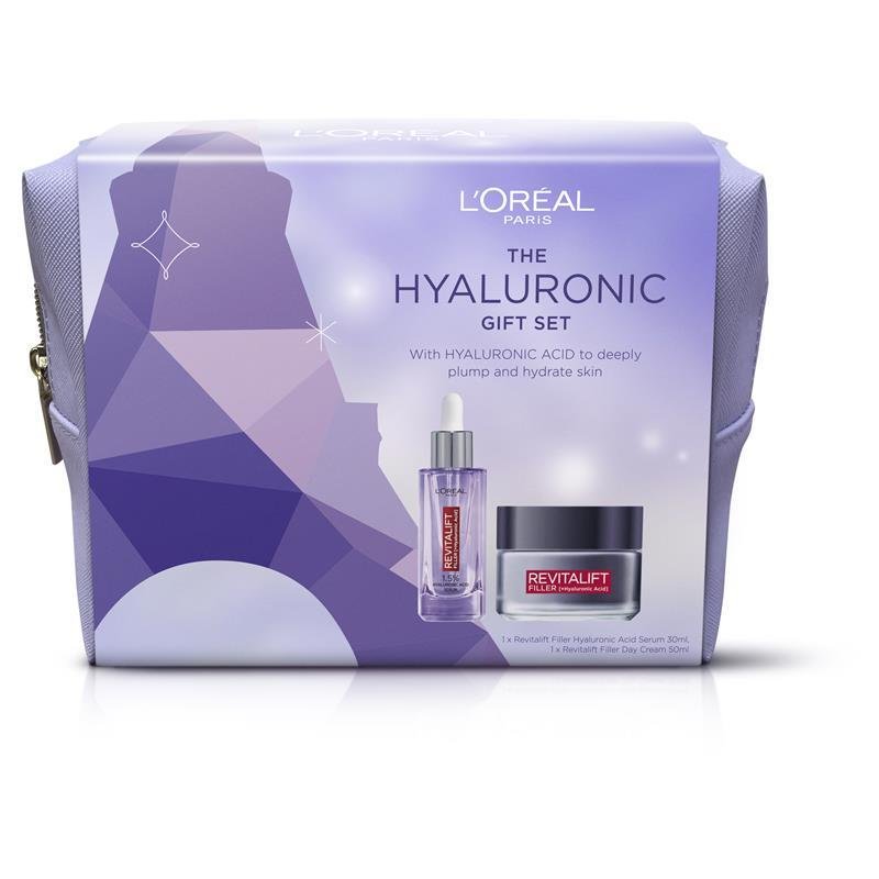 L'Oreal 欧莱雅 复颜玻尿酸水光精华+日霜礼盒套装