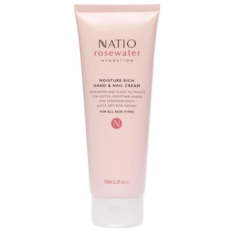 Natio 玫瑰水保湿滋润护手霜(手部及指甲)100ml