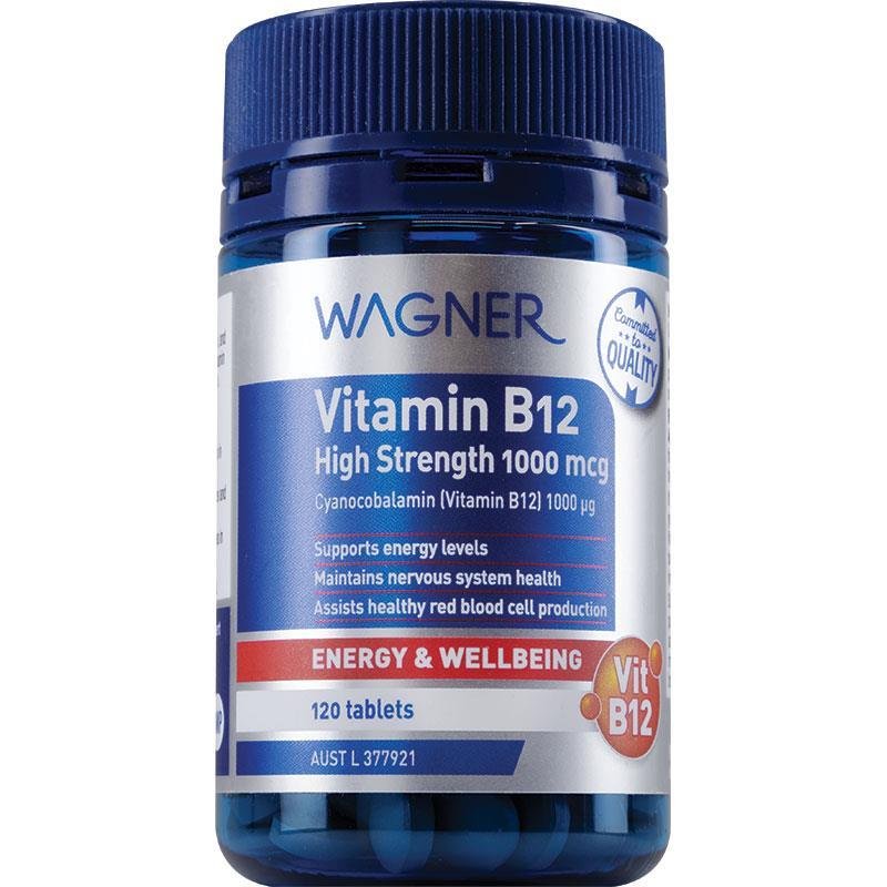 Wagner 高强度维生素B12 1000mcg 120片