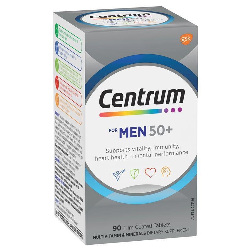 Centrum 善存 男性50+复合维生素 90片