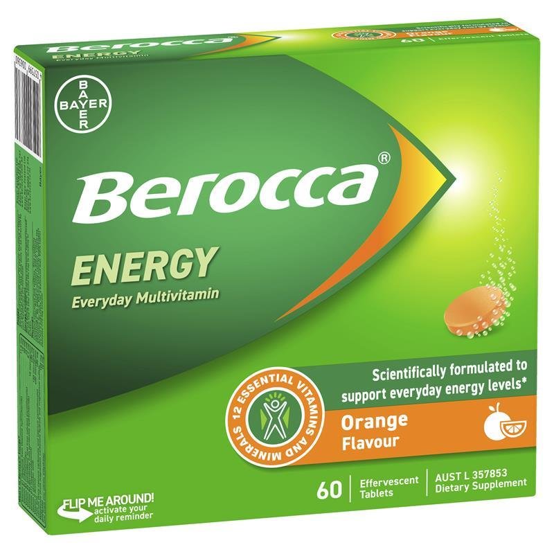 Berocca 活力橙味泡腾片 60片
