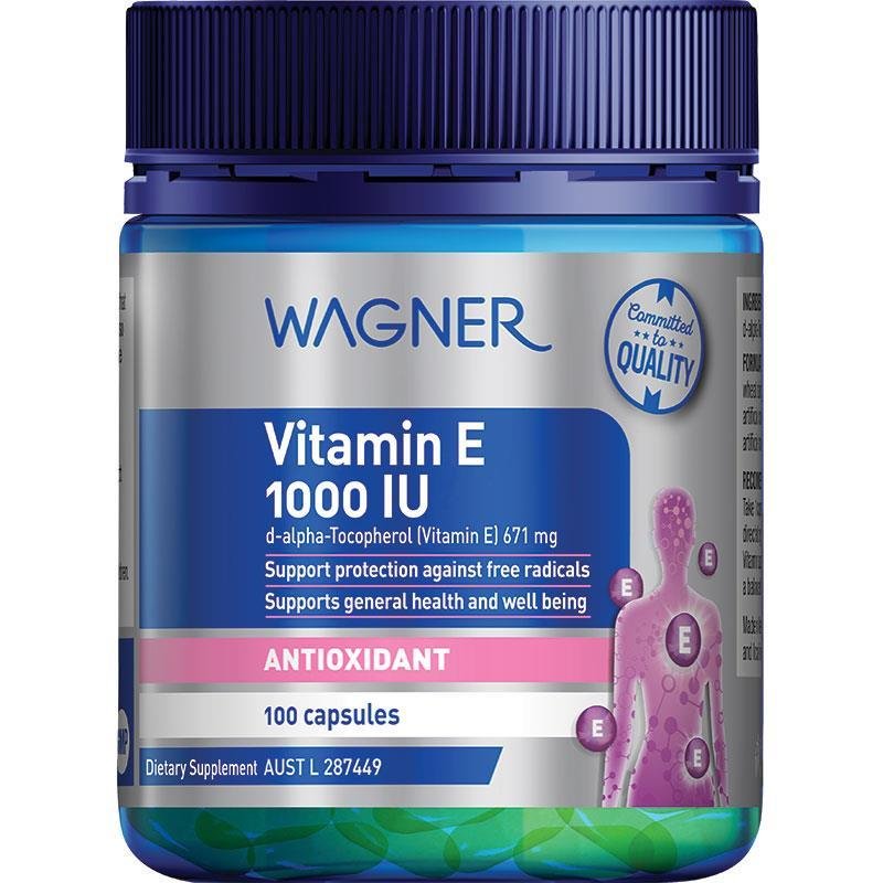 Wagner 维生素E 1000IU 100粒