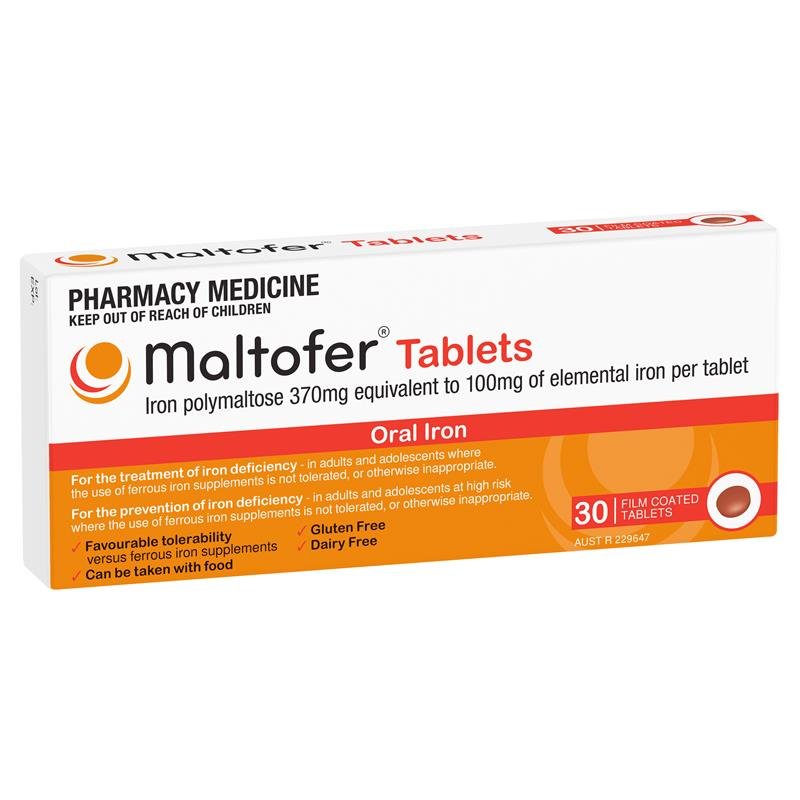 Maltofer 口服补铁片 100mg 30片