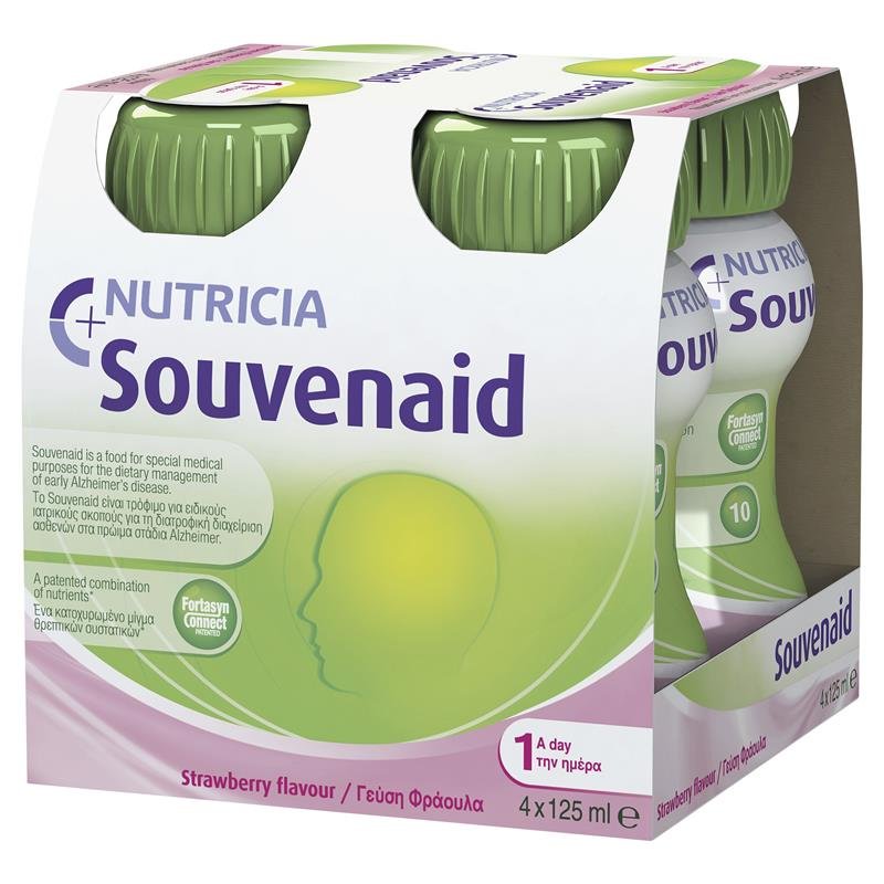 Souvenaid 草莓味营养饮 125ml 4瓶装
