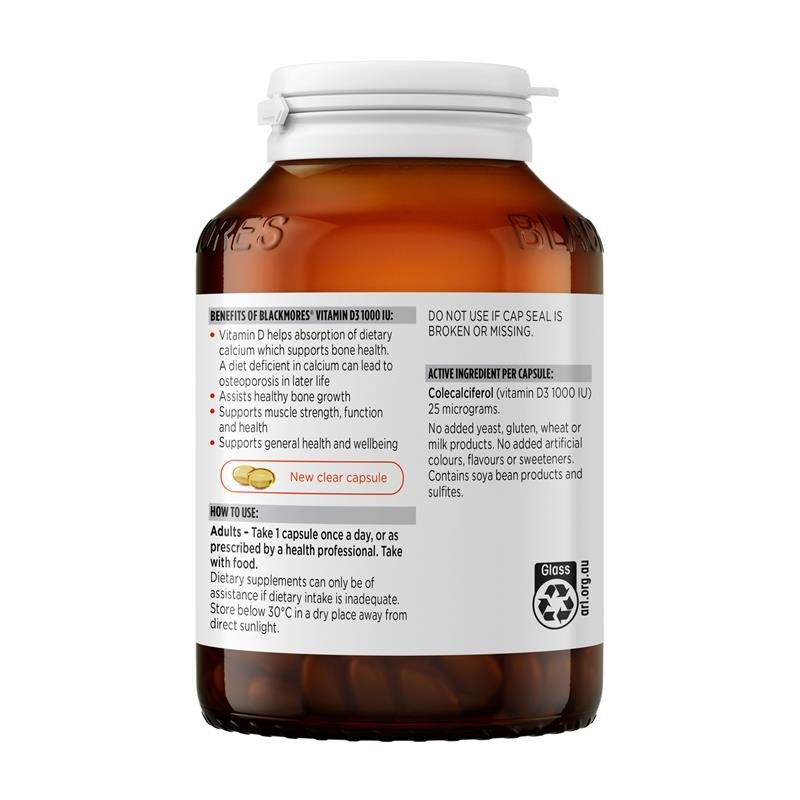 Blackmores澳佳宝 维生素D3 1000IU 300粒