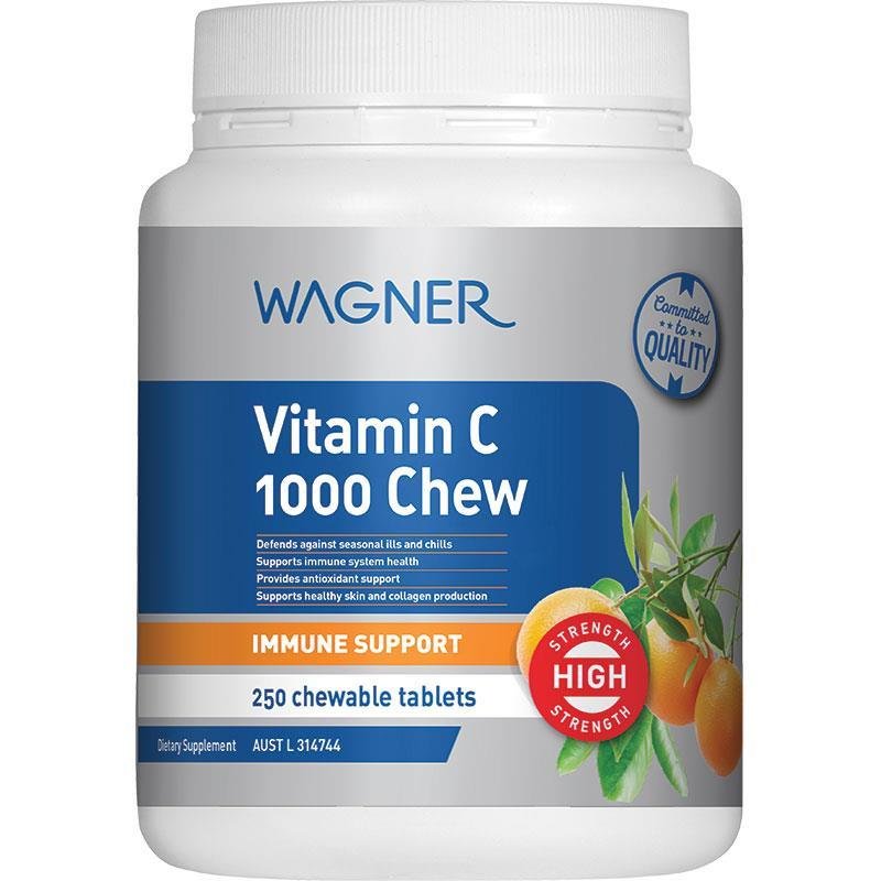 Wagner 维生素C 1000mg 咀嚼片 250片