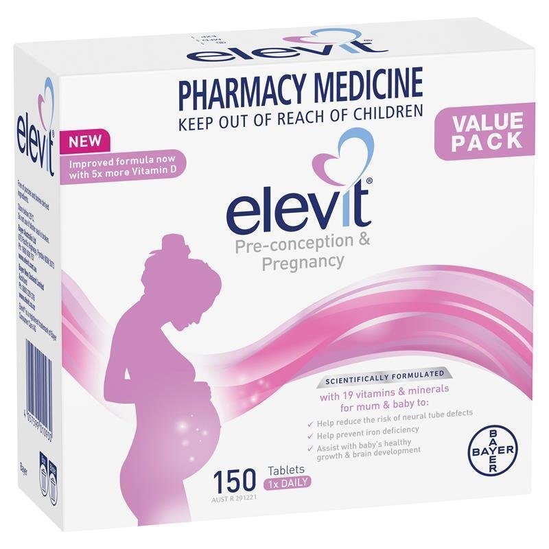 Elevit 爱乐维 备孕及孕期复合营养片 150片
