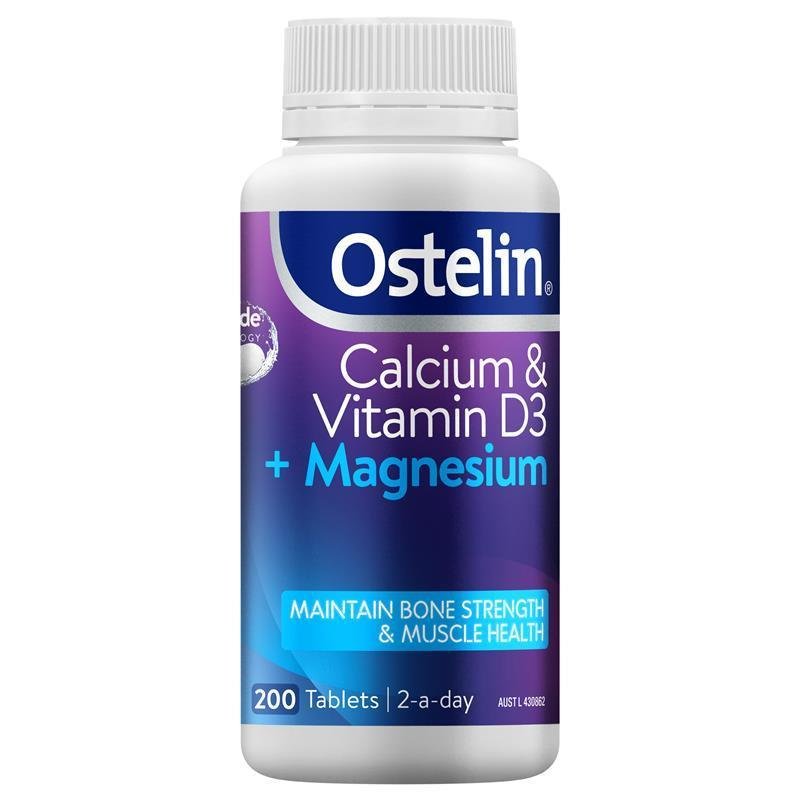 Ostelin 钙+维生素D3+镁 200片