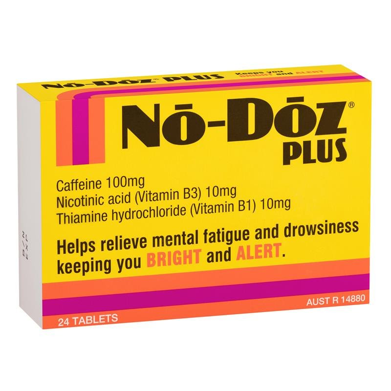 No-Doz Plus 咖啡因提神片 24片