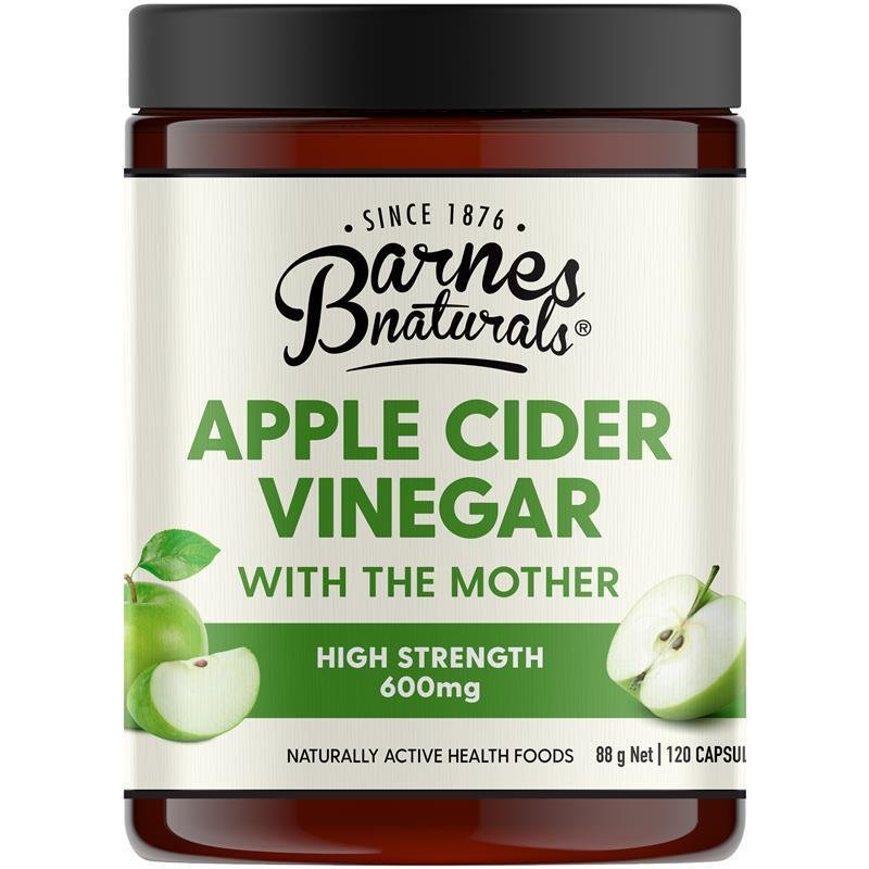Barnes Naturals 苹果醋含醋母 600mg 120粒