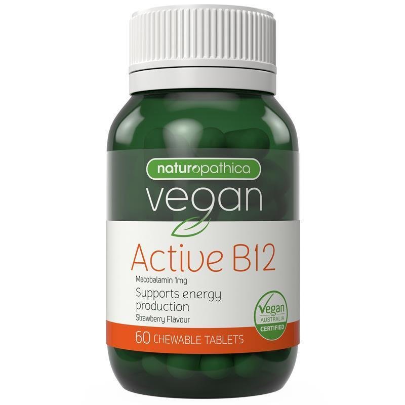 Naturopathica 素食活性B12咀嚼片 60片