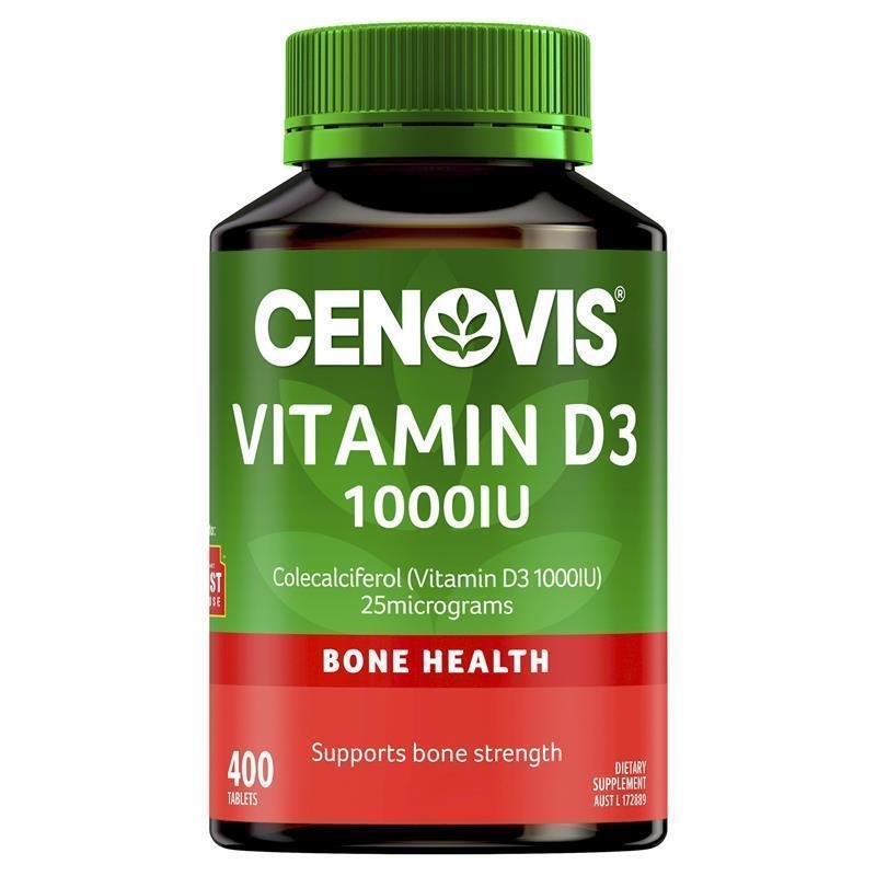 Cenovis 萃益维维生素D3 1000IU 400片