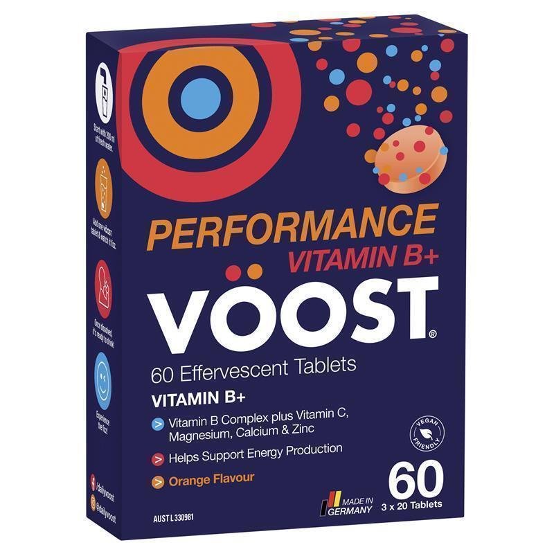 VOOST 维生素B+橙味泡腾片 60片