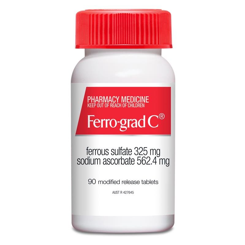 Ferro-Grad 铁+维生素C缓释片 90片