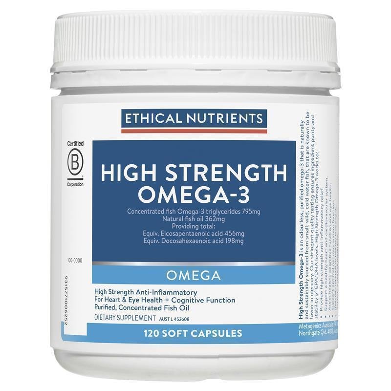 Ethical Nutrients 高浓度深海鱼油Omega-3 120粒