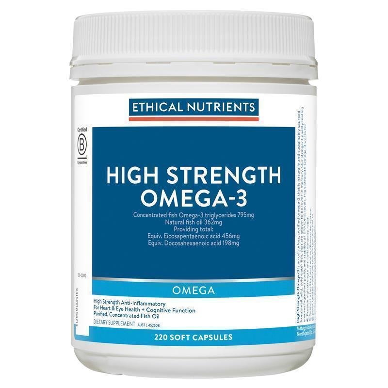 Ethical Nutrients 高强度深海鱼油Omega-3 220粒