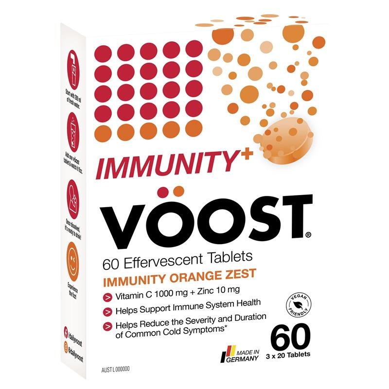 Voost 维生素C橙味泡腾片 60片