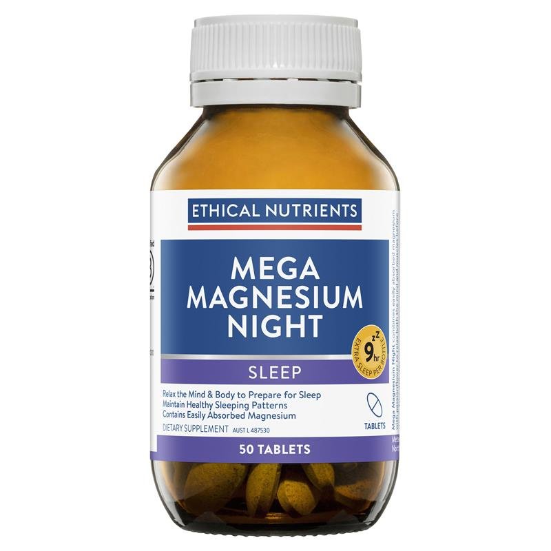 Ethical Nutrients 甘氨酸镁夜间配方 50片