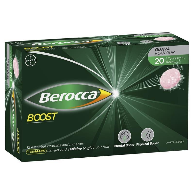 Berocca 活力维生素B族泡腾片 20片