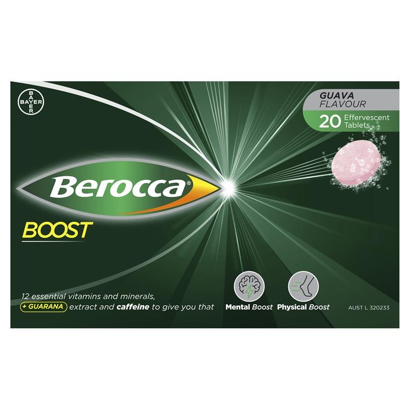Berocca 活力维生素B族泡腾片 20片