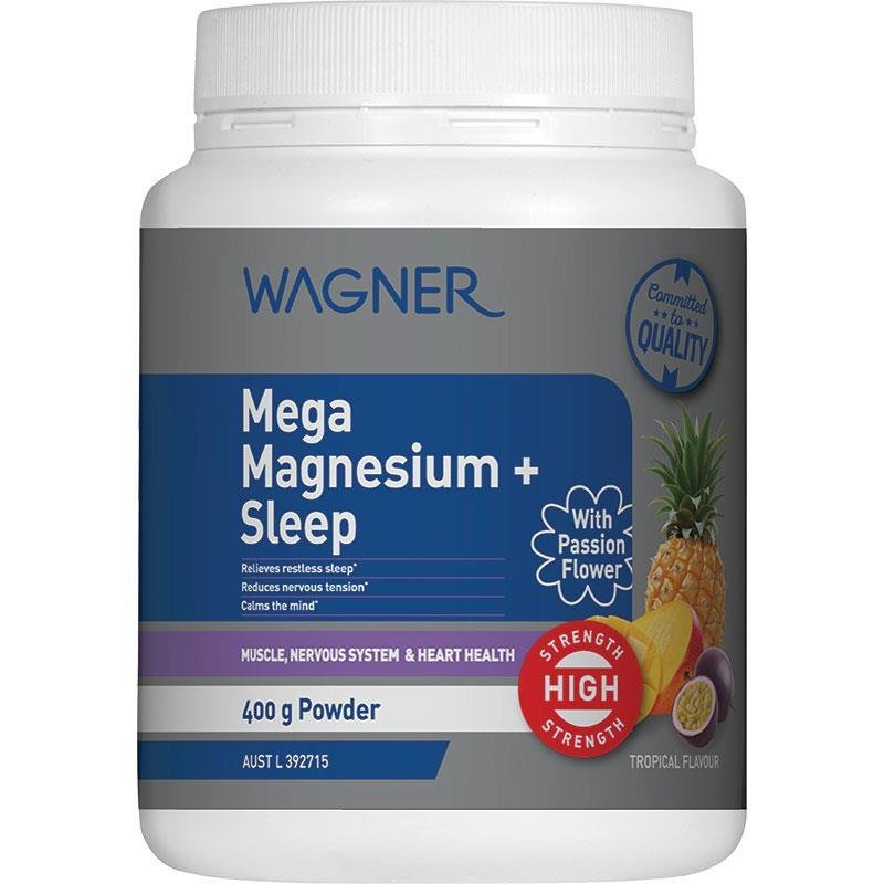 Wagner 高含量镁+睡眠配方粉 热带果味 400g