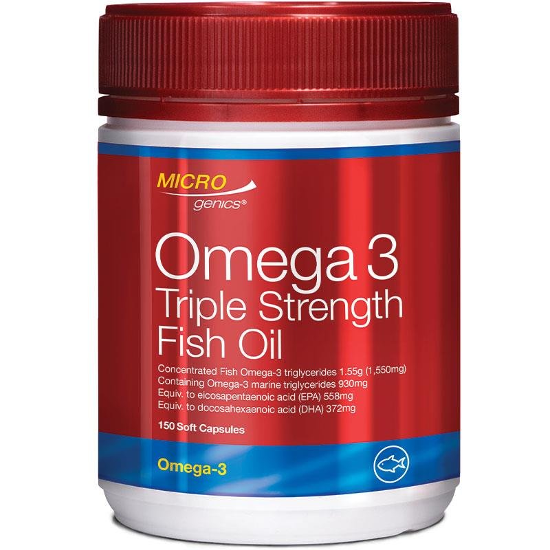 Microgenics 三倍强效深海鱼油 Omega-3 150粒