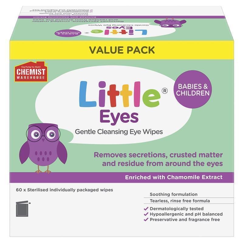 Little Eyes 婴儿眼部清洁湿巾 60片