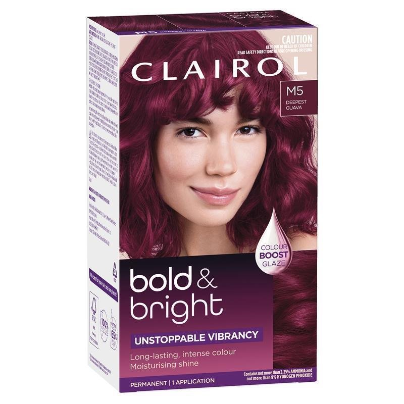 伊卡璐 Bold & Bright 永久染发膏 M5 最深石榴红色