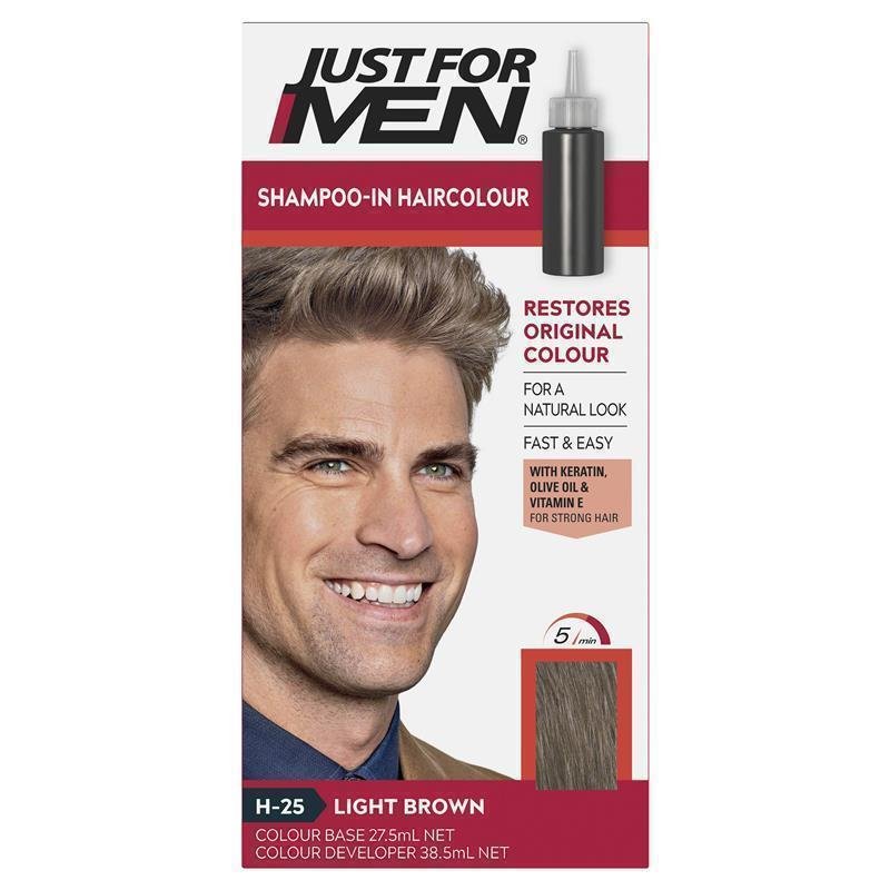 Just for Men 永久染发膏 自然浅棕色