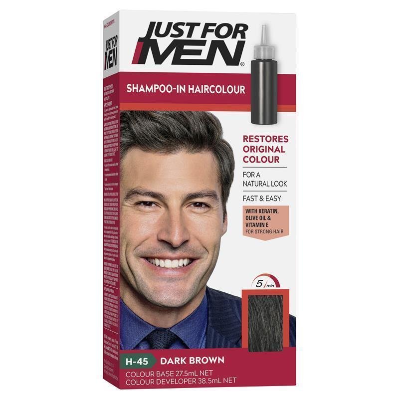 Just for Men 永久染发膏 H-45 深棕色