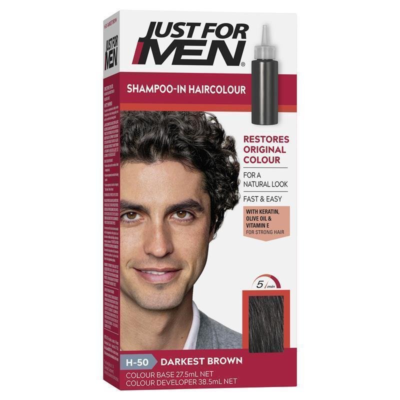 Just for Men 永久染发膏 50 极深棕色 Darkest Brown