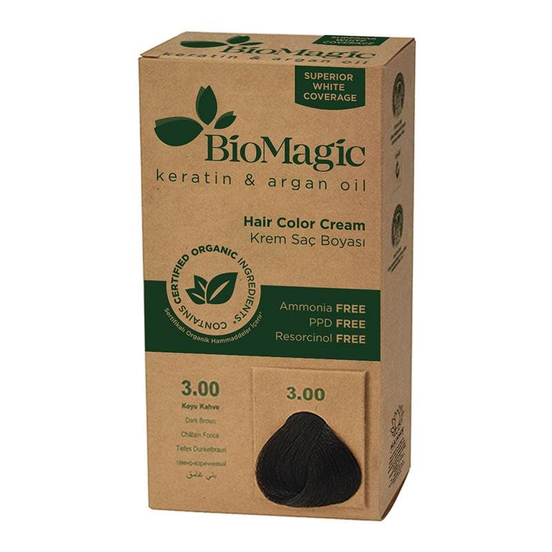 Bio Magic 永久染发膏 深棕色 3/00 Dark Brown