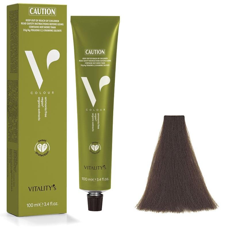 Vitality's V Vegan 永久染发膏 6/1 深亚麻金 Dark Ash Blonde 100g