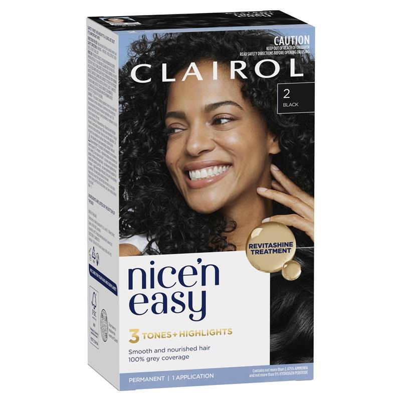 伊卡璐 Nice'n Easy 轻松美 永久染发膏 2 黑色