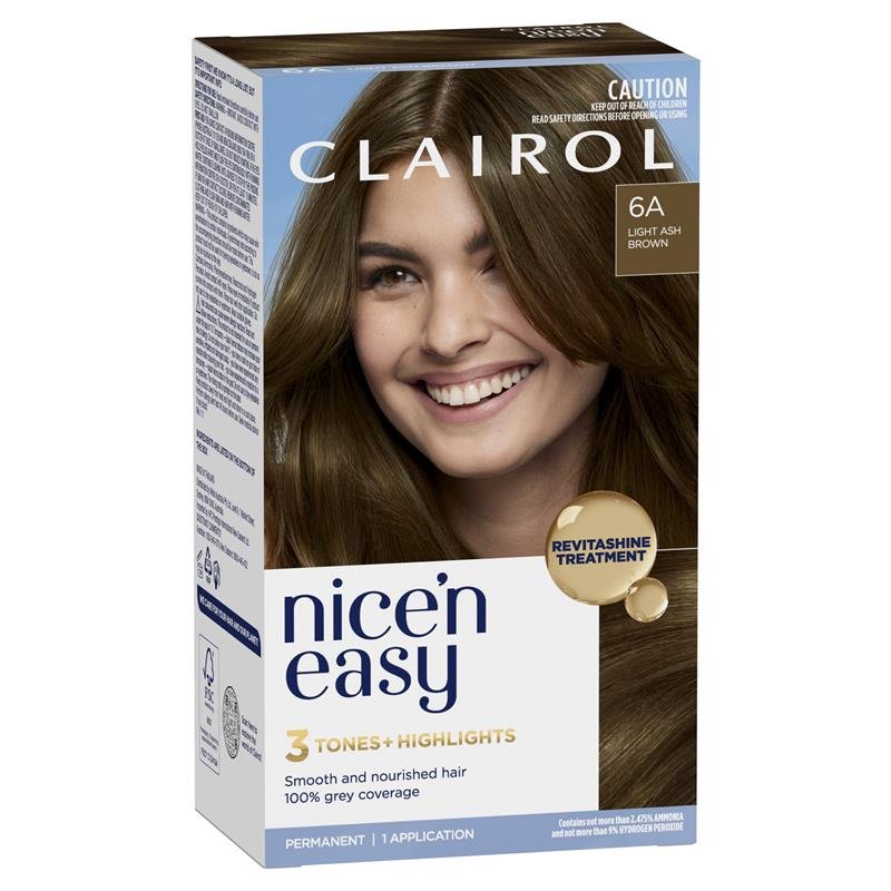 伊卡璐 Nice'n Easy 轻松美 永久染发膏 6A 自然浅亚麻棕色