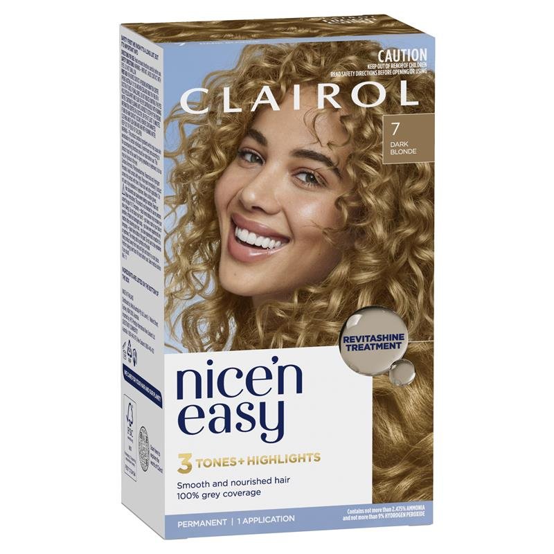 伊卡璐 Nice'n Easy 轻松美 永久染发膏 7 自然深金色