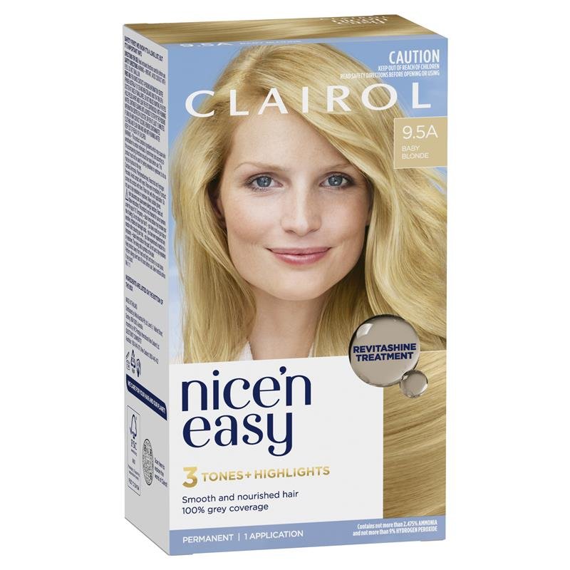 伊卡璐 Nice'n Easy 轻松美 永久染发膏 9.5A 自然婴儿金色