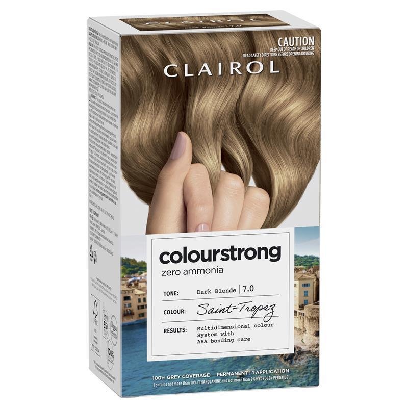 伊卡璐 Colour Strong 永久染发膏套装 7.0 深金色