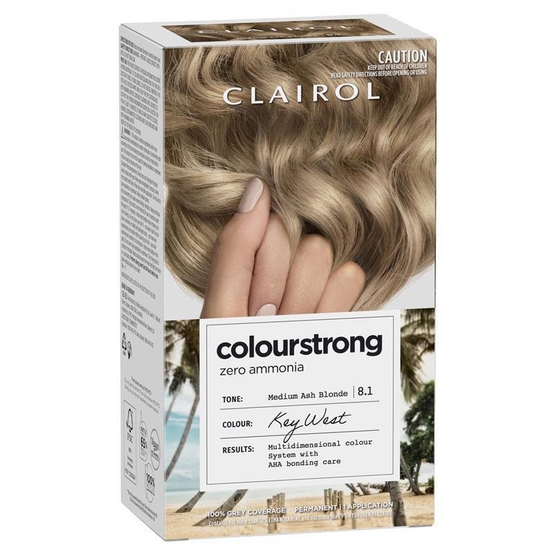 伊卡璐 Colour Strong 永久染发膏套装 8.1 中度亚麻金色