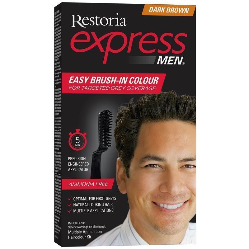 Restoria 男士速效染发 深棕色