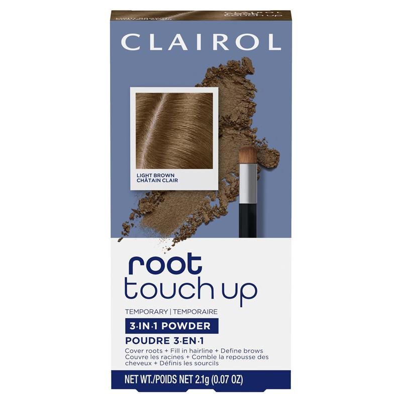 Clairol 伊卡璐 Nice & Easy 发根补色遮盖粉 浅棕色